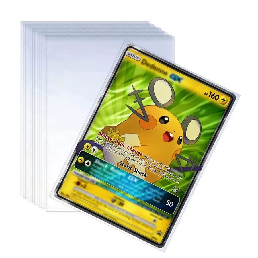 Collector Card Sleeve - 100Pcs Spiele Karte Ärmeln Transparent Spielen