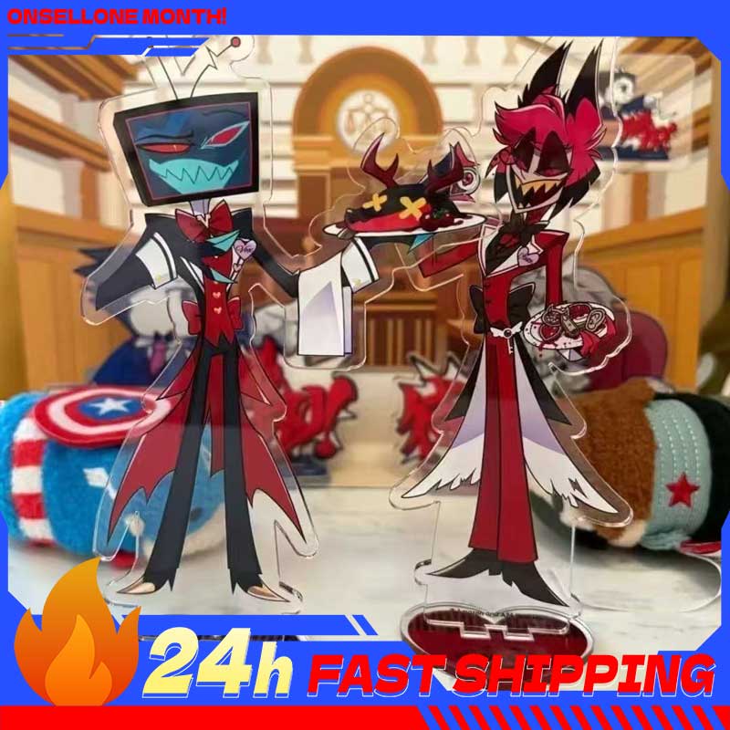 Free Anime Merchandise - 2 Stück Hazbin Anime Peripheriegeräte Alastor
