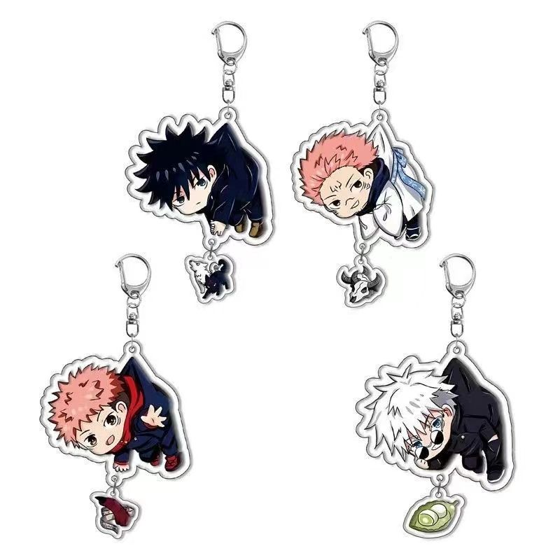 Anime Fan Merchandise - Jujutsu Kaisen Fan-Art Anime-Merchandise Schlüsselanhänger Acryl-Buch-Dekoration