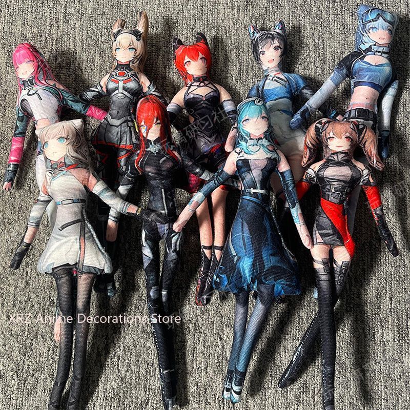 Anime Fan Merchandise - Lustige Arknights Gilberta 28CM Plüsch-Anime-Figur, Fan-Kollektion,