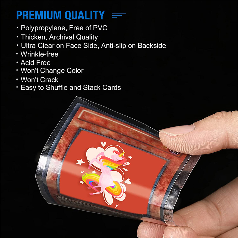 200 Stück transparente Spielka – Collector Card Sleeve Bewertung und Preis