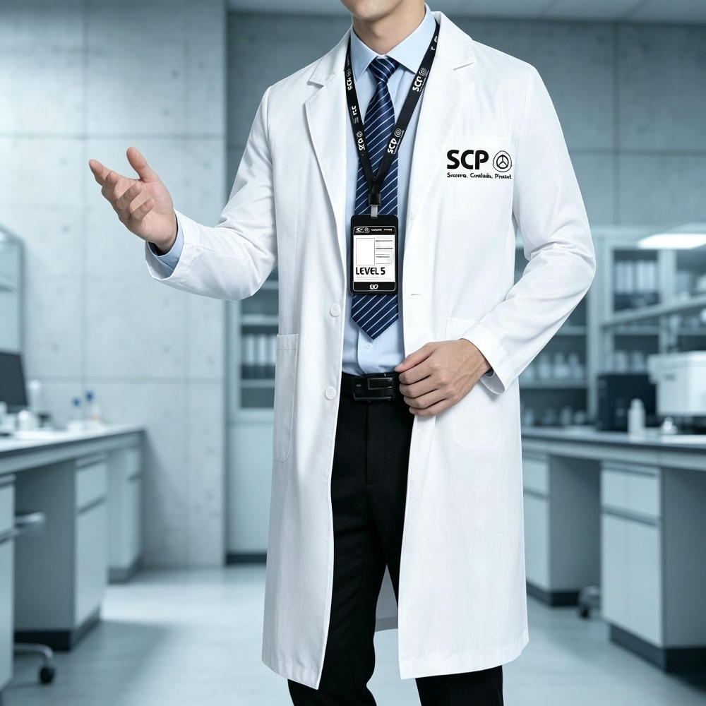 SCP Merchandise Weißer Laborki – Anime Merchandise Jacket Bewertung und Preis