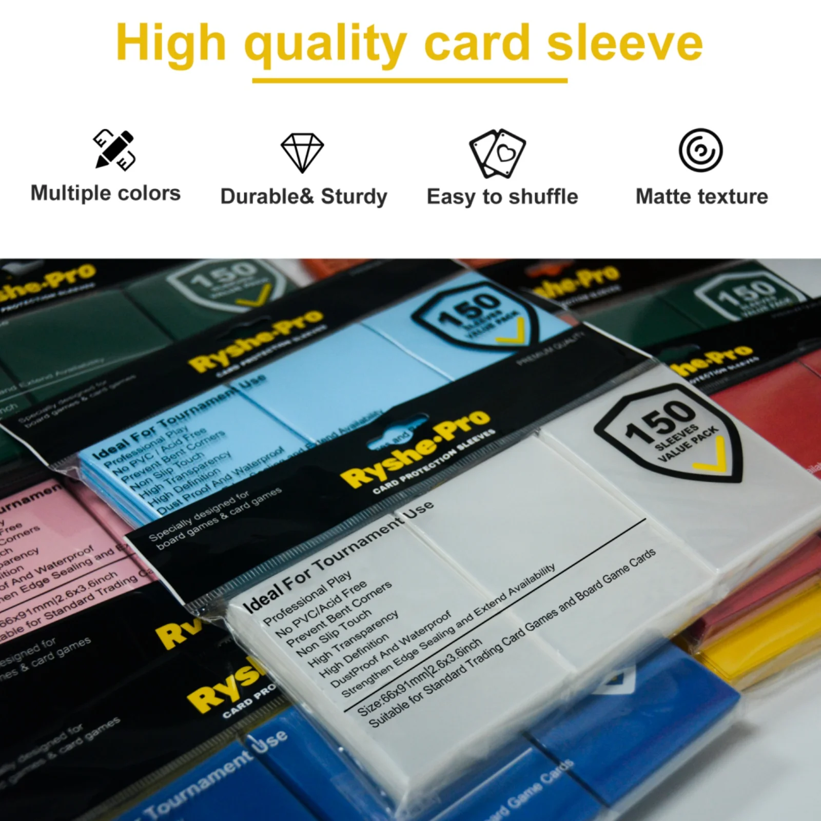 150 Stück 66*91mm Premium-Kart – Collector Card Sleeve Bewertung und Preis