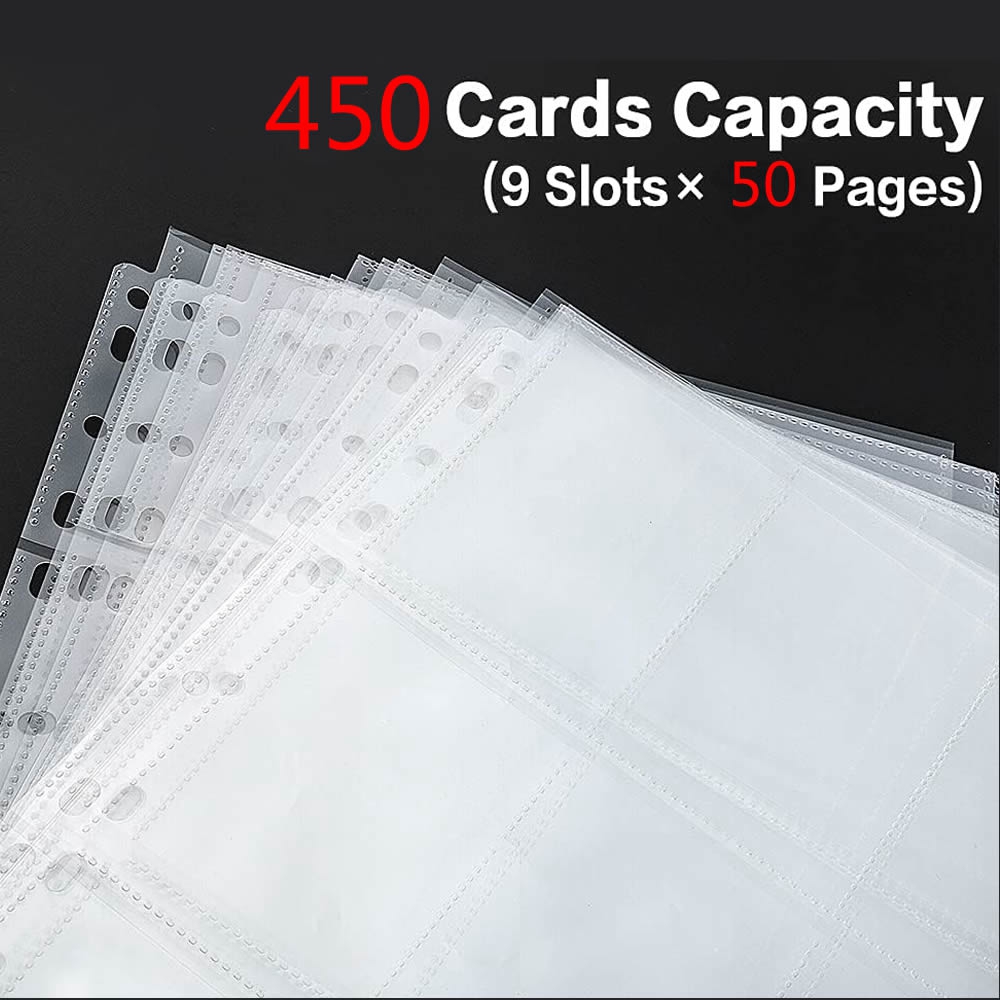 50 Seiten, 450 Taschen, einsei – Collector Card Sleeve Bewertung und Preis